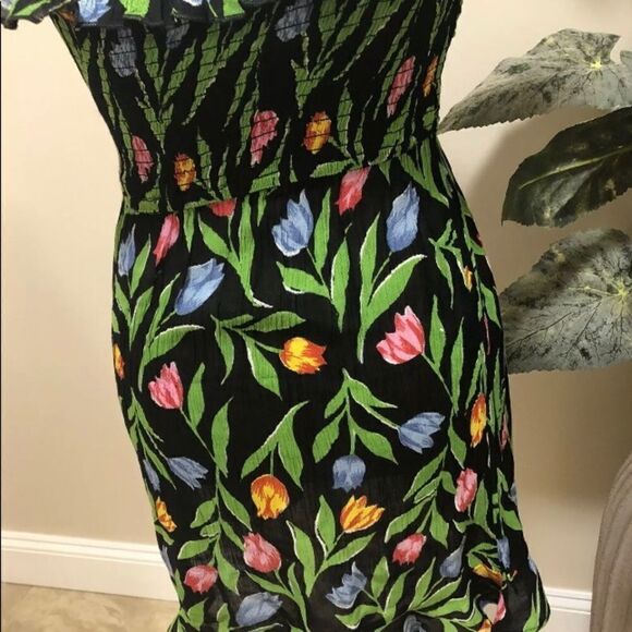NWOT dress size M mini floral print - Picture 6 of 7